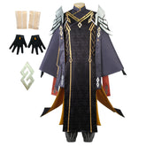 Genshin Impact Zhongli Cosplay Kostüm Halloween Karneval Outfits